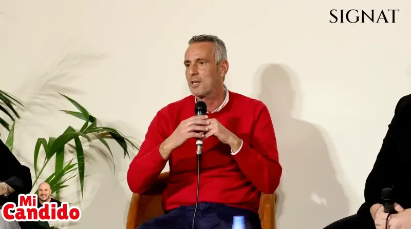 Carmelo Pace durante il confronto — puntata 10