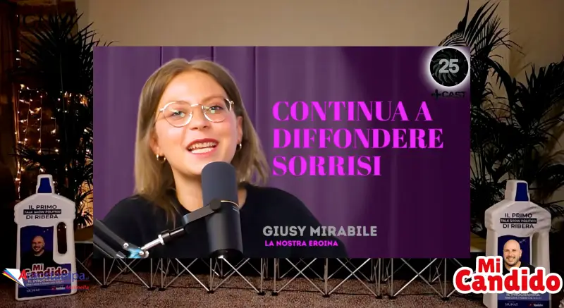 Il ricordo di Giusy Mirabile in apertura della puntata 11