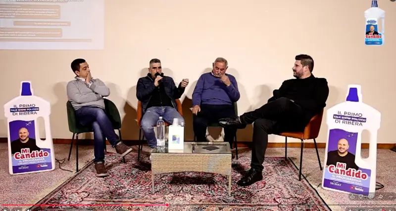 Franco Auteri, Alfredo Mulè e Vincenzo Rossello con Giuseppe Distefano — puntata 2