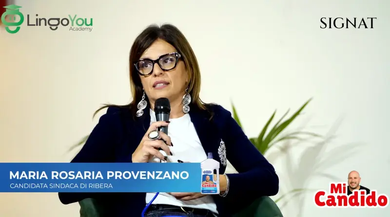 Maria Rosaria Provenzano, candidata sindaca di Ribera alla data della puntata — puntata 7