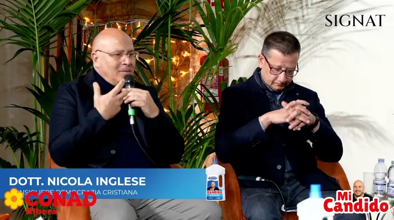 Nicola Inglese nel confronto tra maggioranza e opposizione — puntata 9